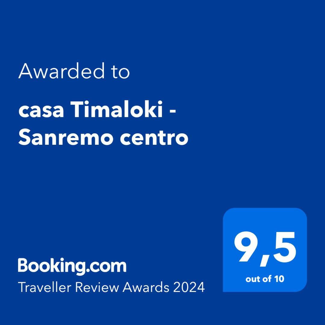 Casa Timaloki - Sanremo Centro Apartment Екстериор снимка